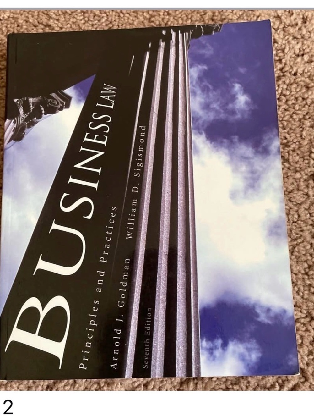 Funeral Director’s textbook : Business Law Textbook - Blue & Black Cover